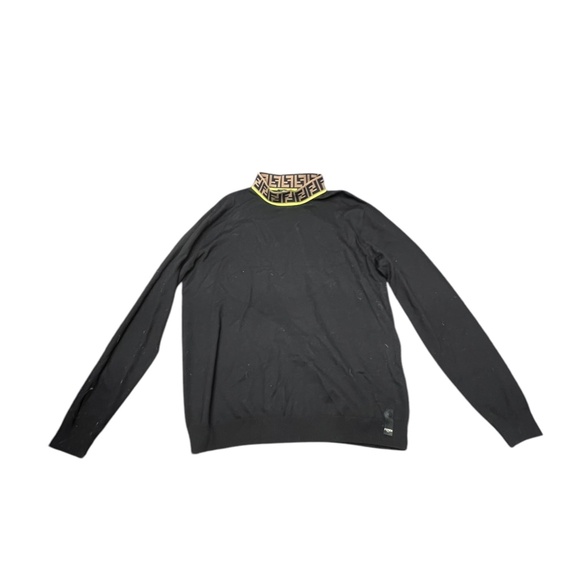 Fendi FF motif Turtleneck Sweater size 54 (XXL) new with tags - Picture 1 of 9